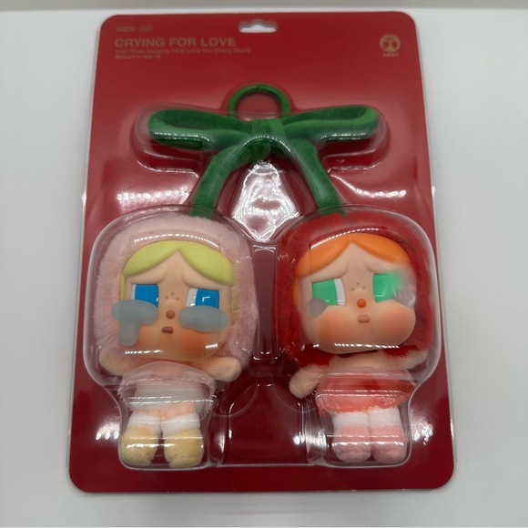 NWT Pop Mart | Crybaby Crying For Love Series Vinyl Plush Love You Cherry Much - Picture 2 of 3